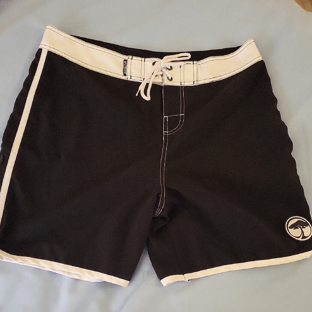 Arbor Men's Black Swim Shorts